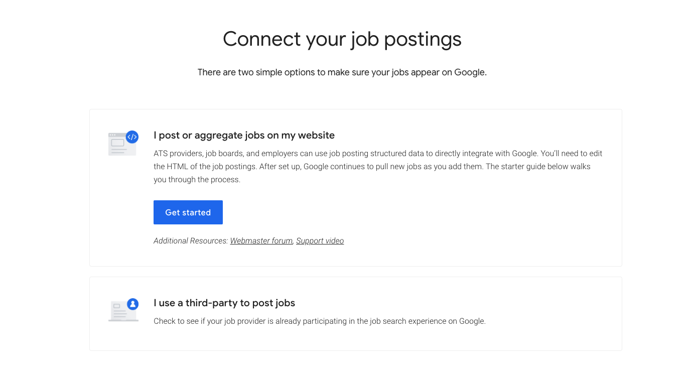 google job search